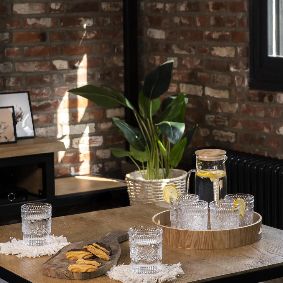 Krumble Waterglas Vintage - 260 Ml - Set Van 6 4 Krumble Waterglas Vintage - 260 Ml - Set Van 6 - Afbeelding 2