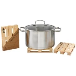 Labyrinth Palette Trivet - Set Van 2 Houten Onderzetters Voor Pannen (19x12,8) -Het originele servies. 1000072331 0104