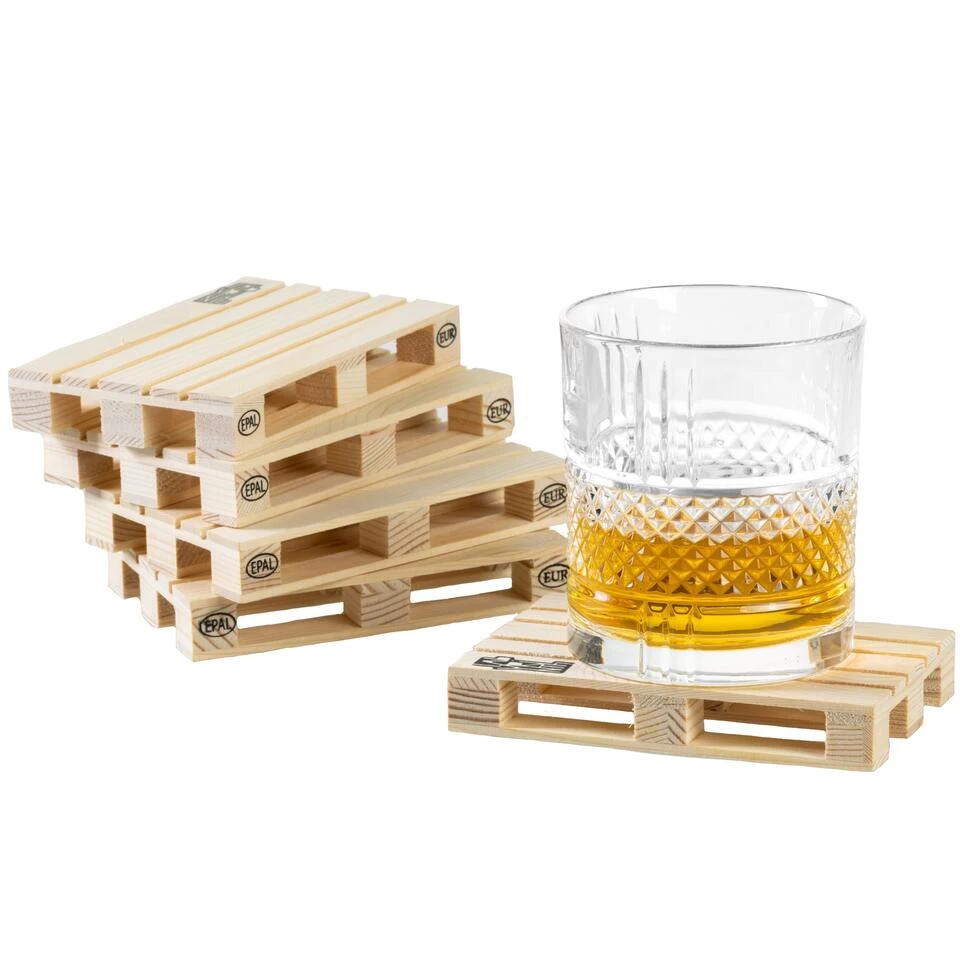 Labyrinth Palette-It - Set Van 5 Houten Onderzetters (12x8 Cm) 6 Labyrinth Palette-It - Set Van 5 Houten Onderzetters (12x8 Cm) - Afbeelding 4