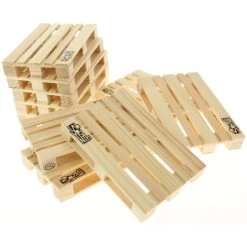 Labyrinth Palette-It - Set Van 10 Houten Onderzetters (12x8 Cm) -Het originele servies. 1000072335 0103