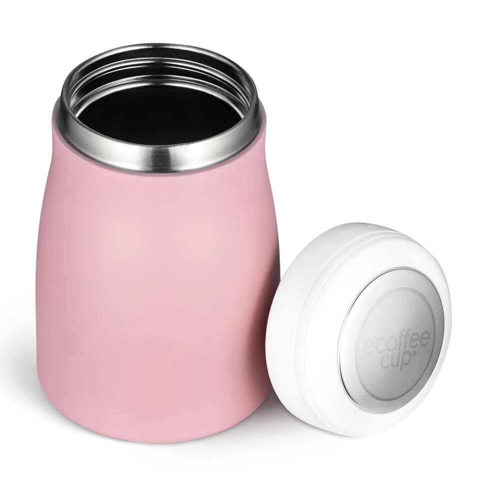 Ecoffee Cup Local Fluff Warm/Koud Dubbelwandig Thermosfles - 500 Ml - Roze 4 Ecoffee Cup Local Fluff Warm/Koud Dubbelwandig Thermosfles - 500 Ml - Roze - Afbeelding 2