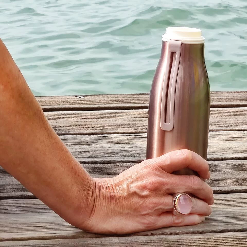 Ecoffee Cup Warm/Koud Dubbelwandig Thermosfles - 500 Ml - Roze 6 Ecoffee Cup Warm/Koud Dubbelwandig Thermosfles - 500 Ml - Roze - Afbeelding 4