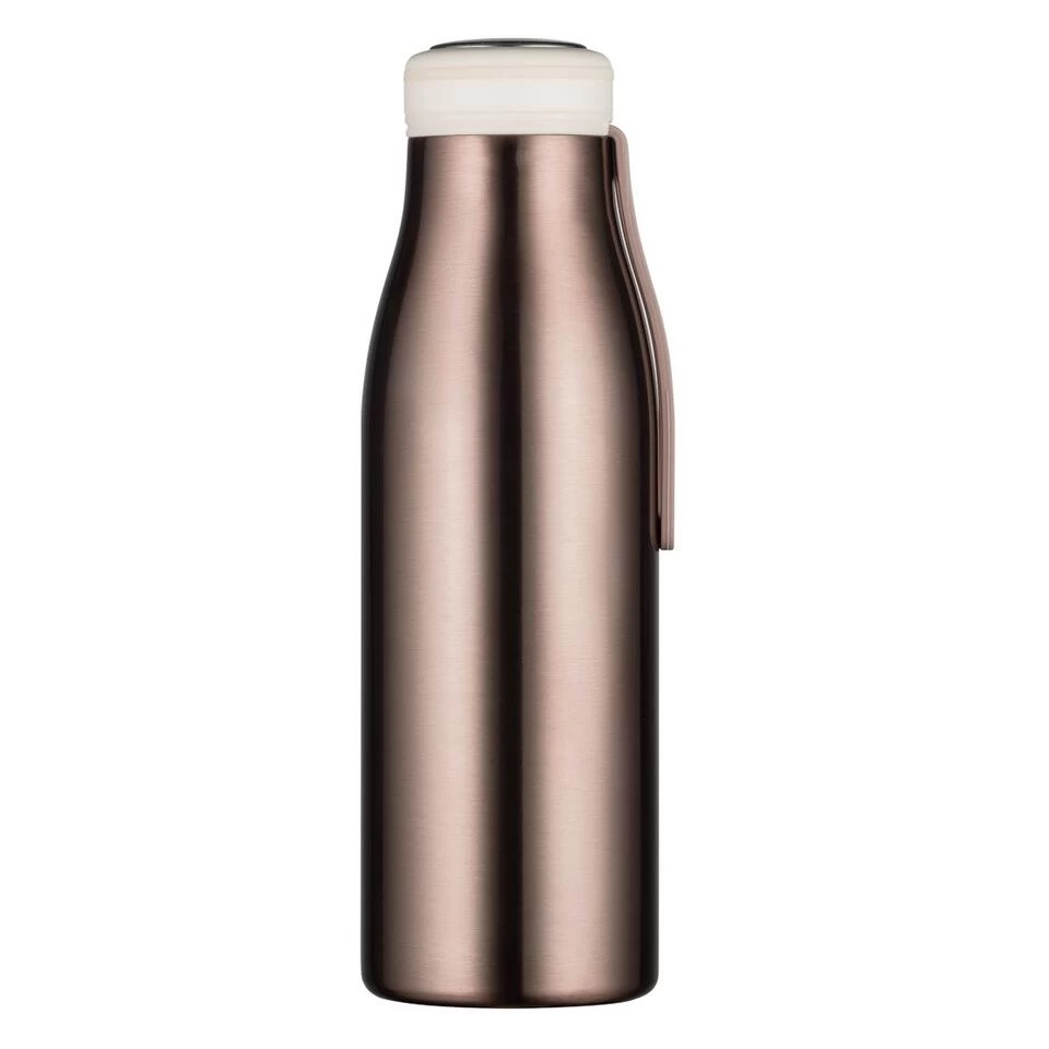 Ecoffee Cup Warm/Koud Dubbelwandig Thermosfles - 500 Ml - Roze Metalic 3 Ecoffee Cup Warm/Koud Dubbelwandig Thermosfles - 500 Ml - Roze Metalic