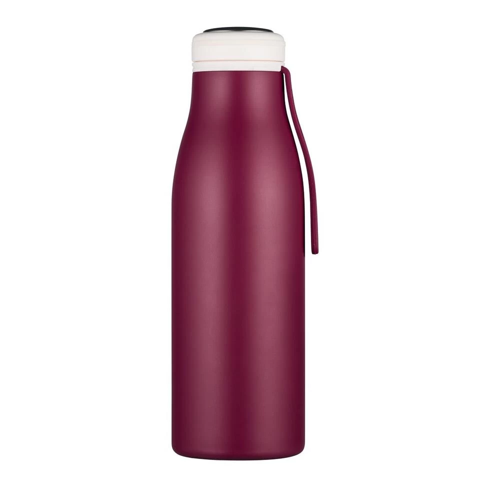 Ecoffee Cup Warm/Koud Dubbelwandig Thermosfles - 500 Ml - Donkerrood 3 Ecoffee Cup Warm/Koud Dubbelwandig Thermosfles - 500 Ml - Donkerrood