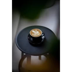 Barista Innovations Nero - Schotel Voor Cappuccinokop - Set Van 6 - Mat Zwart -Het originele servies. 1000073350 0103