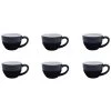 Barista Innovations Nero - Espressokopje - Set Van 6 - 75ml - Mat Zwart -Het originele servies. 1000074022