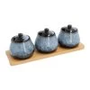 Krumble Voorraadpotten - Set Van 3 - Keramisch - Blauw -Het originele servies. 1000074679