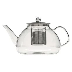 Secret De Gourmet - Theepot - Glas/rvs - Met Filter - 1300 Ml