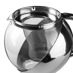 Secret De Gourmet - Theepot - Glas/rvs - Met Filter - 1100 Ml -Het originele servies. 1000074740 0102