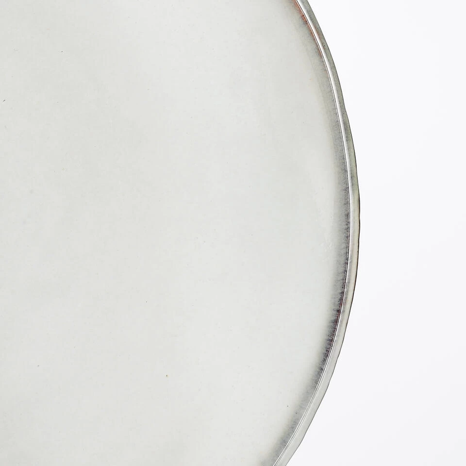 Mica Decorations Tabo Ovaal Bord - L31 X B18 X H3 Cm - Grijs 4 Mica Decorations Tabo Ovaal Bord - L31 X B18 X H3 Cm - Grijs - Afbeelding 2