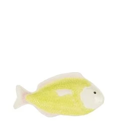 Mica Decorations Bord Vis - L29 X B14 X H2 Cm - Keramiek - Lichtgroen -Het originele servies. 1000077189 0100