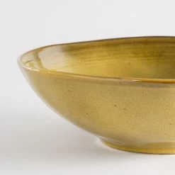 Mica Decorations Tabo Schaal - H9 X Ø30,5 Cm - Oker -Het originele servies. 1000077192 0101