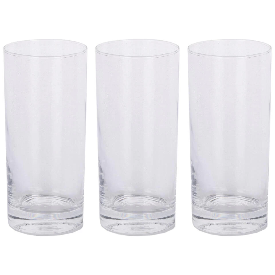 Alpina - Longdrink Glazen - 3x Stuks - Glas - 350 Ml - 6 X 15 Cm 3 Alpina - Longdrink Glazen - 3x Stuks - Glas - 350 Ml - 6 X 15 Cm
