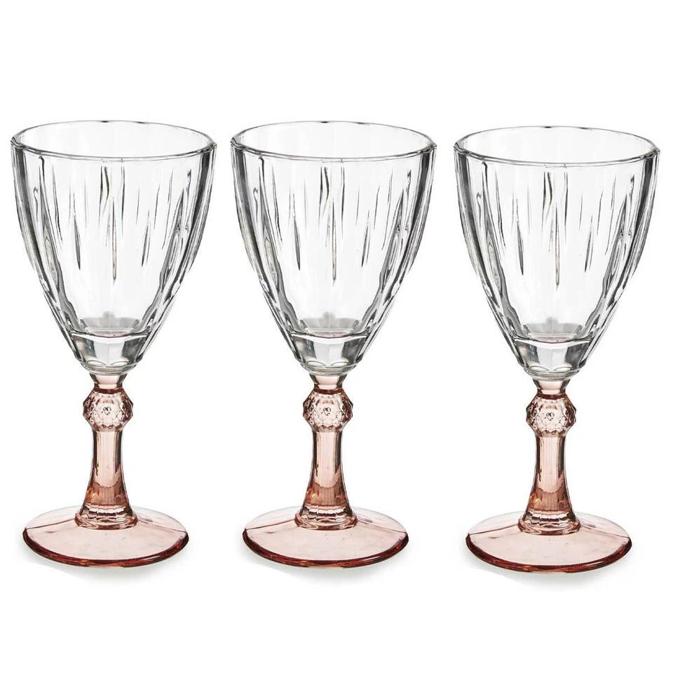 Vivalto - Wijnglazen Exotic Collection Set 6x Op Brons Voet 275 Ml 3 Vivalto - Wijnglazen Exotic Collection Set 6x Op Brons Voet 275 Ml