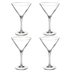 Orange85 Martini Glazen Transparant 4 Stuks 300 Ml Cocktail Set