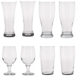 Atmos Fera Speciaal Bierglazen Set - 8x Stuks - 4 Verschillende Soorten -Het originele servies. 1000077250 0102