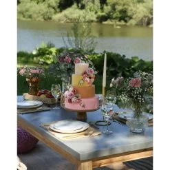 Beliani Blad NDEBELE - Natuurlijk Rotan -Het originele servies. 1000080841 0103