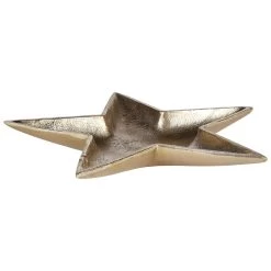 Beliani Decoratieve Schaal BANTEN - Goud Aluminium -Het originele servies. 1000081432 0103