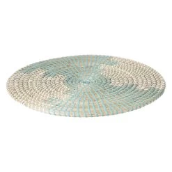 Secret De Gourmet Placemat - Zeegras - Geel-wit - 35 Cm