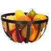 Excellent Houseware Fruitmand-fruitschaal - Metaal - Zwart - D25 Cm 1 Excellent Houseware Fruitmand-fruitschaal - Metaal - Zwart - D25 Cm -Het originele servies. 1000083463