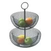 Orange85 Fruitschaal Zwart Etagere Fruitmand 2 Lagen