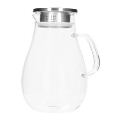 Krumble Karaf Met Handvat En Dop Met Filter - 1,5 L - Glas - Transparant -Het originele servies. 1000083563 0103