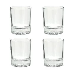 Secret De Gourmet - Whisky Glazen - 4x - Transparant - 300 Ml