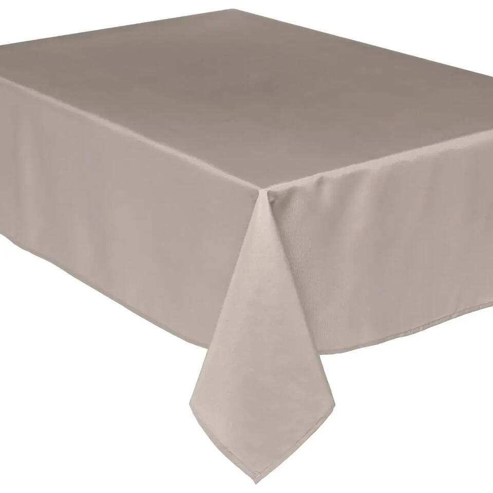 Atmosphera Tafelkleed - Polyester Beige - 240 X 140 Cm 3 Atmosphera Tafelkleed - Polyester Beige - 240 X 140 Cm