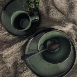 Dutch Rose Bord 27 Cm Groen -Het originele servies. 1000085848 0102