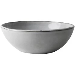 Dutch Rose Schaal 23 Cm Licht Grijs -Het originele servies. 1000086739 0101