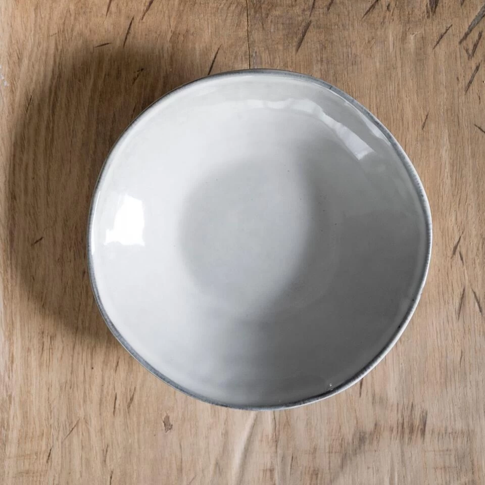 Dutch Rose Bord Diep 23,5 Cm Licht Grijs 5 Dutch Rose Bord Diep 23,5 Cm Licht Grijs - Afbeelding 3