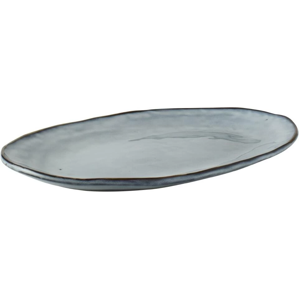 Dutch Rose Ovale Schaal 34x23 Cm Blauw 4 Dutch Rose Ovale Schaal 34x23 Cm Blauw - Afbeelding 2