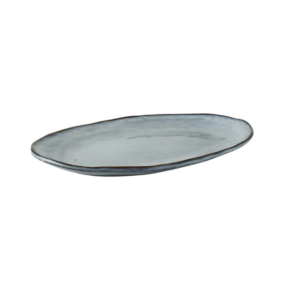 Dutch Rose Ovale Schaal 34x23 Cm Blauw 3 Dutch Rose Ovale Schaal 34x23 Cm Blauw