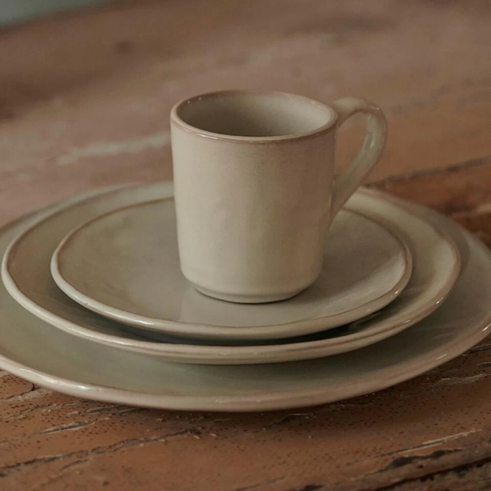 Dutch Rose Giftset 12 Delig Servies Creme 6 Dutch Rose Giftset 12 Delig Servies Creme - Afbeelding 4