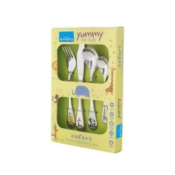 Amefa Safari - 4-delige Kinderbestekset -Het originele servies. 1000087309 0110