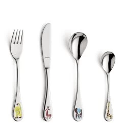 Amefa Safari - 4-delige Kinderbestekset