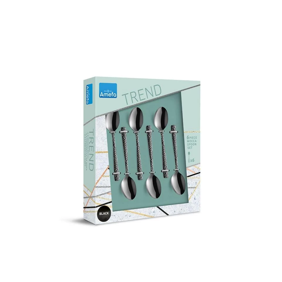 Amefa Felicity - 6 Theelepels - Zwart 5 Amefa Felicity - 6 Theelepels - Zwart - Afbeelding 3