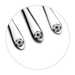 Amefa Footie - 3-delige Kinderbestekset -Het originele servies. 1000087334 0101