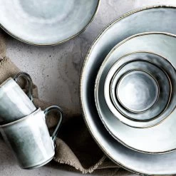 Dutch Rose Giftset 4 Kommen 14 Cm Blauw -Het originele servies. 1000087491 0103