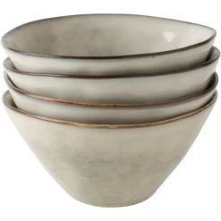 Dutch Rose Giftset 4 Kommen 14 Cm Creme -Het originele servies. 1000087492 0101