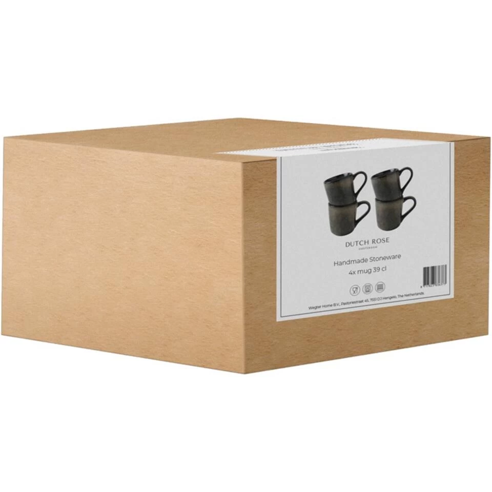 Dutch Rose Giftset 4 Bekers Groen 39 Cl. 5 Dutch Rose Giftset 4 Bekers Groen 39 Cl. - Afbeelding 3