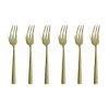 Amefa Felicity - 6 Gebaksvorkjes - Champagne -Het originele servies. 1000088140