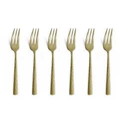 Amefa Felicity - 6 Gebaksvorkjes - Champagne