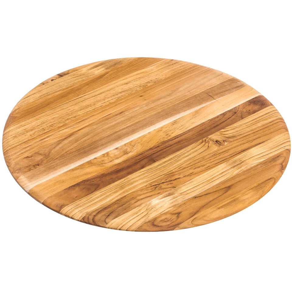 Teakhaus Elegant Collection - Serveerplank Hout Rond 46cm 3 Teakhaus Elegant Collection - Serveerplank Hout Rond 46cm