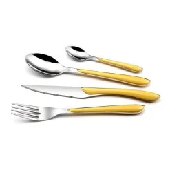 Amefa Eclat Geel - 32 Delige Bestekset- 8 Persoons -Het originele servies. 1000088789 0110
