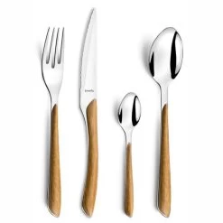 Amefa Eclat Nature - 16-delige Bestekset Voor 4 Personen - Wood Look