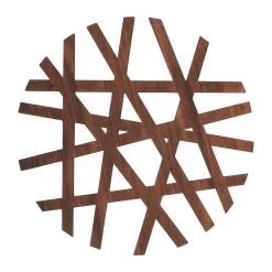 Krumble Pannenonderzetter Rond - Hout - Bruin