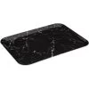 5Five Dienblad/serveer Tray Marble - Melamine - Zwart - 33 X 43 Cm