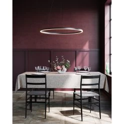 Mistral Home - TAFELKLEED - Linnenlook - 160 X 270 Cm - Zwart