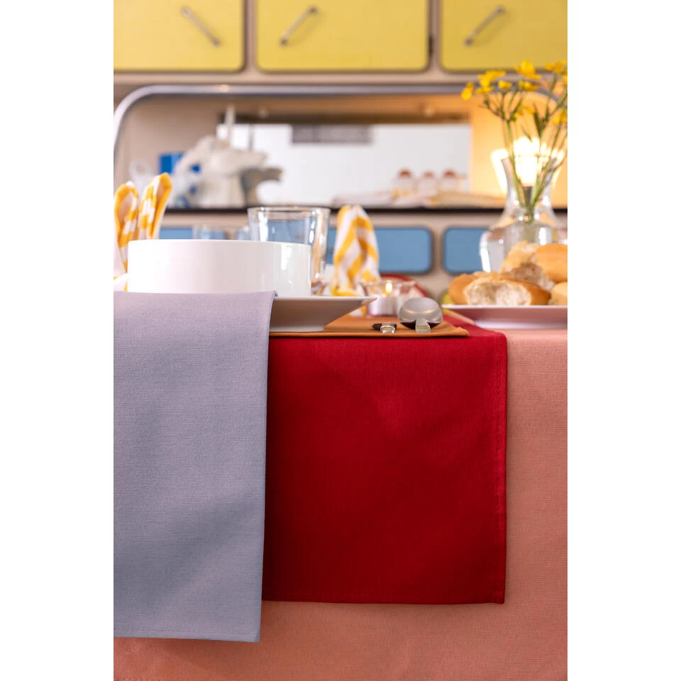 Mistral Home - TAFELLOPER - Waterafstotend - 45 X 145 Cm - Lila 4 Mistral Home - TAFELLOPER - Waterafstotend - 45 X 145 Cm - Lila - Afbeelding 2